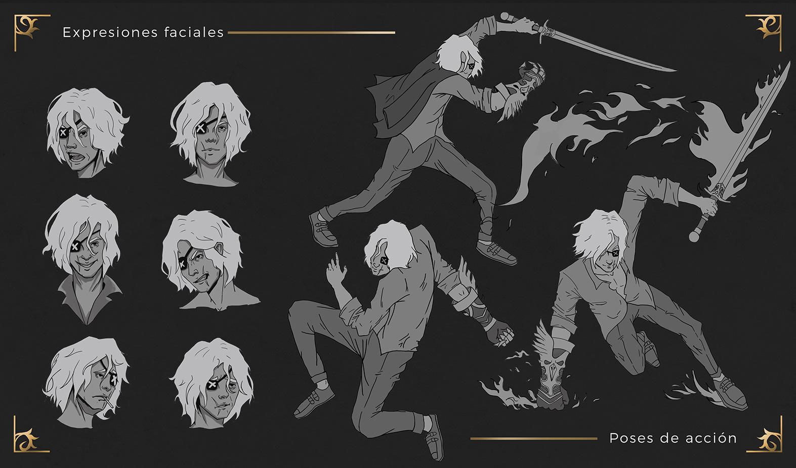 Model sheet- Masaru